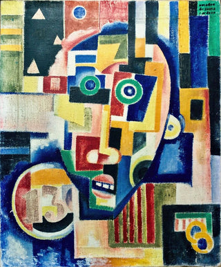 Amadeo de SouzaCardoso - Promontory Head Indigo Seas of Ossian Rose Orange.webp