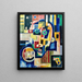 Promontory Head Indigo Mers d'Ossian Rose Orange - Amadeo de Souza-Cardoso — gerahmtes Bild an der Wand