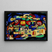 Poème serrana en couleur - Amadeo de Souza-Cardoso — gerahmtes Bild an der Wand