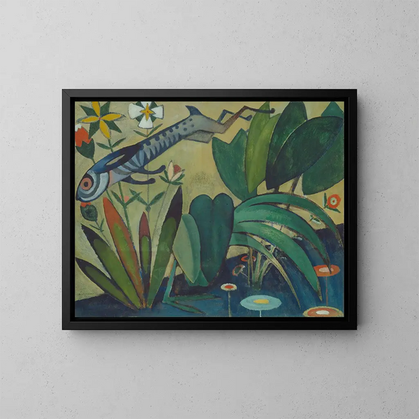 Le Saut du Lapin - Amadeo de Souza-Cardoso — quadro incorniciato alla parete