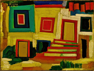 Amadeo de SouzaCardoso - The little bright house  Landscape.webp