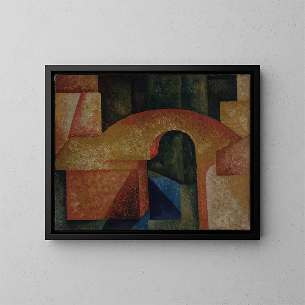 Ponte ohne Titel - Amadeo de Souza-Cardoso — gerahmtes Bild an der Wand