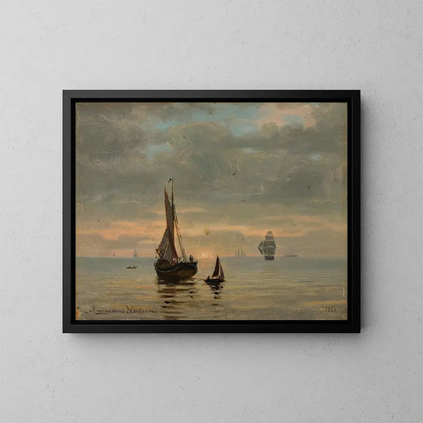Dopo la memoria - Amaldus Nielsen — quadro incorniciato alla parete