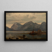 From the English Mountains, Hardanger - Amaldus Nielsen — framed artwork on a wall