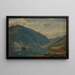 De Fjærland - Amaldus Nielsen — gerahmtes Bild an der Wand