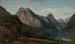 Dal fiordo di Fjaerland Supphellebreen - Amaldus Nielsen — vista dell’opera
