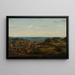 Seit Gjertsbjerg Mandal - Amaldus Nielsen — gerahmtes Bild an der Wand