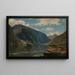 Seit dem Sognefjord - Amaldus Nielsen — gerahmtes Bild an der Wand