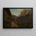 Paesaggio di Gudvangen - Amaldus Nielsen — quadro incorniciato alla parete