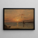 Tramonto a Hvaler - Amaldus Nielsen — quadro incorniciato alla parete
