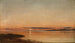 Tramonto a Fredrikstad - Amaldus Nielsen — vista dell’opera