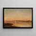 Tramonto a Fredrikstad - Amaldus Nielsen — quadro incorniciato alla parete