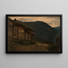 Sommernacht in Setesdal - Amaldus Nielsen — gerahmtes Bild an der Wand