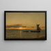 Al tramonto - Amaldus Nielsen — quadro incorniciato alla parete