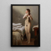 Studie eines weiblichen Modells - Amalia Lindegren — gerahmtes Bild an der Wand