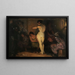 Hinter dem Menagerie - Amandus Faure — gerahmtes Bild an der Wand