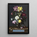 Reproduktion des Gemäldes Blumenstrauß in einer Glasvase - Ambrosius Bosschaert der Ältere