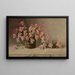 Stillleben mit Rosen Rosen - Amédée Joullin — gerahmtes Bild an der Wand