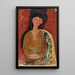 Reproduction of the painting Beatrice Hastings sitting - Amedeo Modigliani