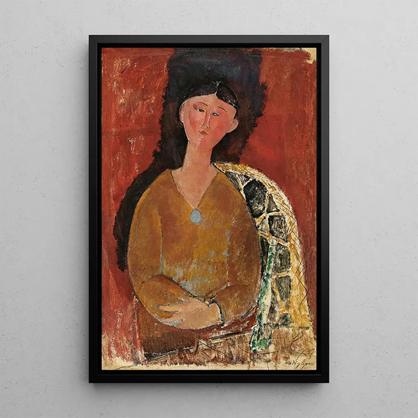 Riproduzione del dipinto Beatrice Hastings seduta - Amedeo Modigliani