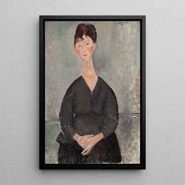 Riproduzione del dipinto Cantante di caffè - Amedeo Modigliani
