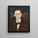 Elena Povolozky - Amedeo Modigliani — framed artwork on a wall