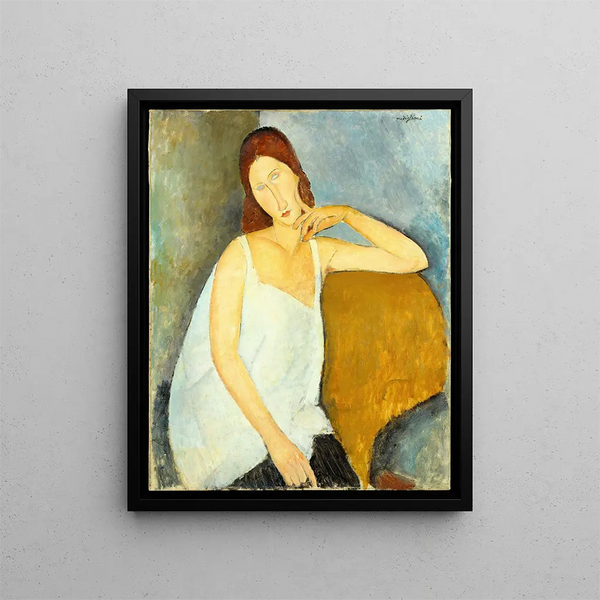 Jeanne Hébuterne - Amedeo Modigliani — quadro incorniciato alla parete