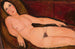 Nackt auf einem Sofa - Amedeo Modigliani — Ansicht des Kunstwerks