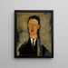 Ritratto dell'artista Léopold Survage - Amedeo Modigliani — quadro incorniciato alla parete