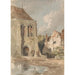 Reproduktion des Gemäldes Alte Kirche und Haus - Amelia Long