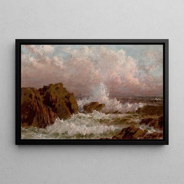 American School - Seascape with Crashing Surf.webp