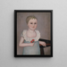 Henriette Dorr - Ammi Phillips — framed artwork on a wall