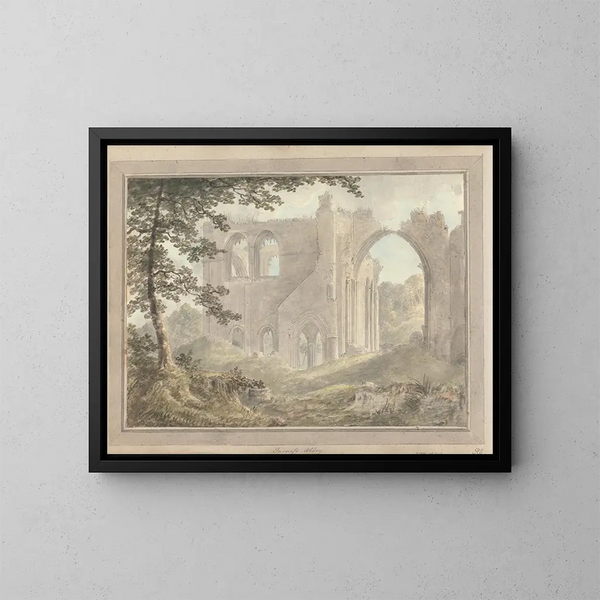 Vedute in Inghilterra, in Scozia e nel Galles: Viaggio in Scozia, Abbazia di Furness - Amos Green — quadro incorniciato alla parete