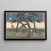 Akasaka - Andō Hiroshige — framed artwork on a wall