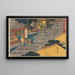 Fujikawa - Andō Hiroshige — quadro incorniciato alla parete