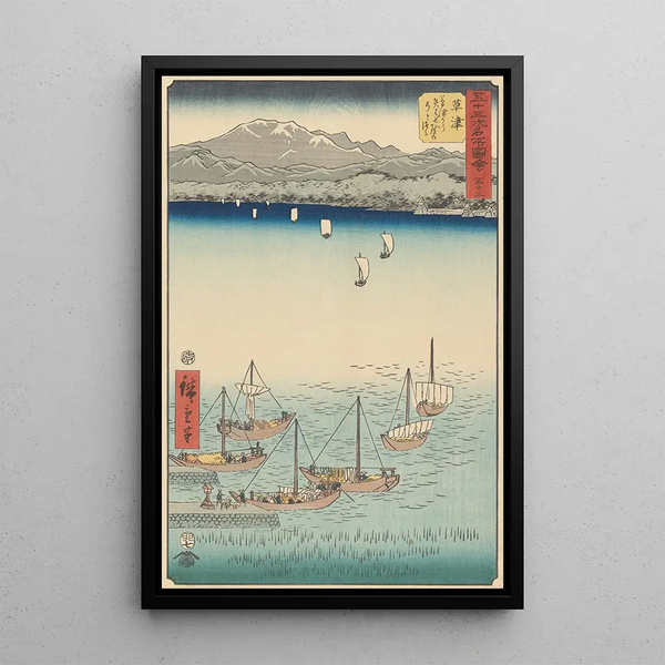 Reproduktion des Gemäldes Kusatsu-Gemälde - Andō Hiroshige