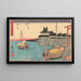 Kuwana - Andō Hiroshige — quadro incorniciato alla parete