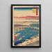 Nihonbashi Temps Clair après la Neige Nihonbashi Yukibare - Andō Hiroshige — gerahmtes Bild an der Wand
