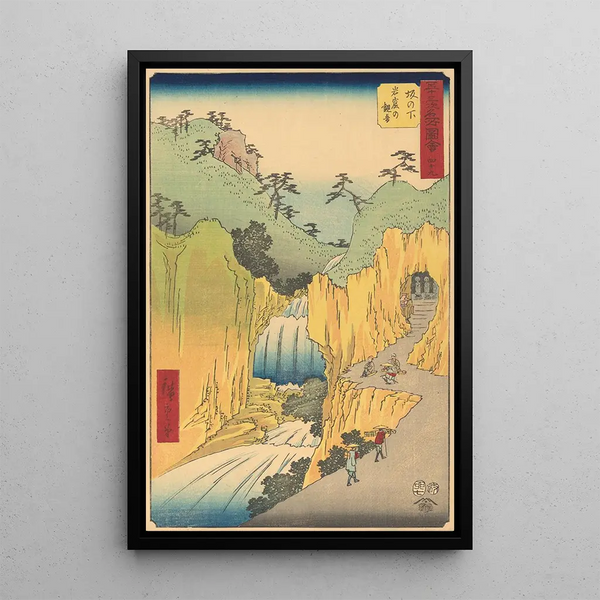 Reproduktion des Gemäldes Sakanoshita - Andō Hiroshige