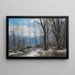 Giorno d'inverno nel Giardino inglese a Monaco - Anders Andersen-Lundby — quadro incorniciato alla parete