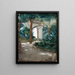 Garden in Algiers - Anders Zorn — framed artwork on a wall