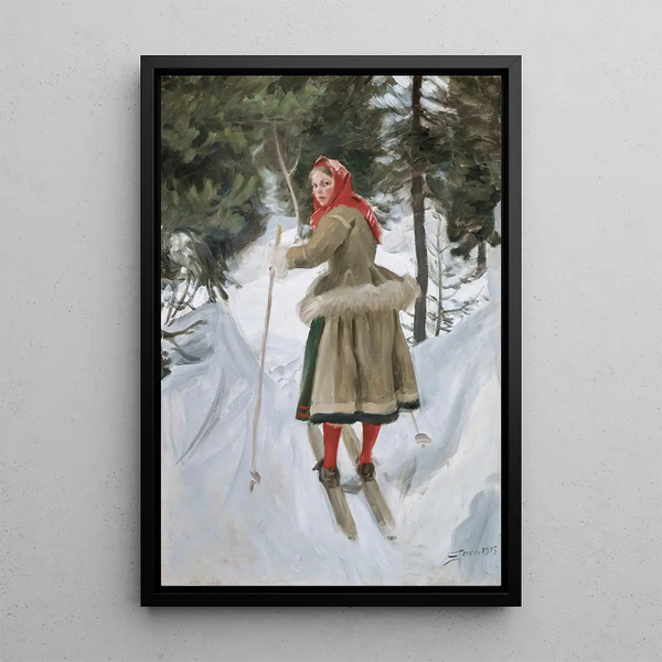 Reproduktion des Gemäldes Mädchen von Mora - Anders Zorn