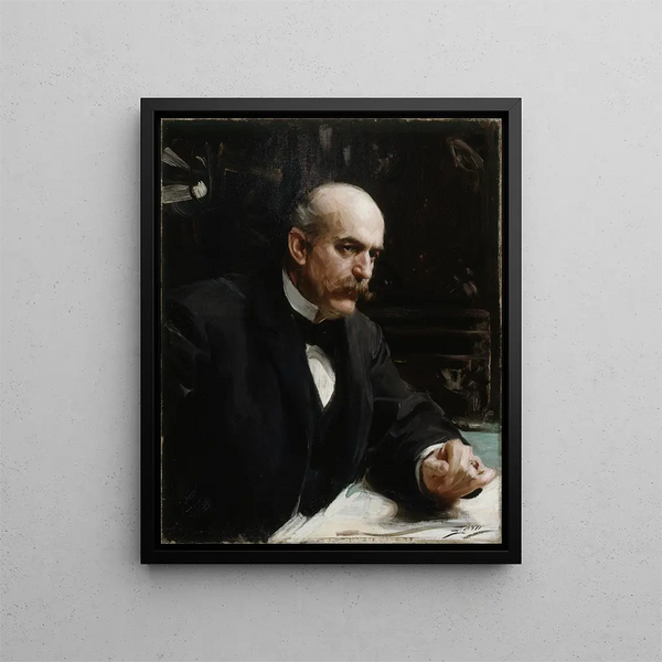 Halsey Cooley Ives - Anders Zorn — gerahmtes Bild an der Wand