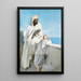 Man and Boy in Algiers - Anders Zorn — framed artwork on a wall