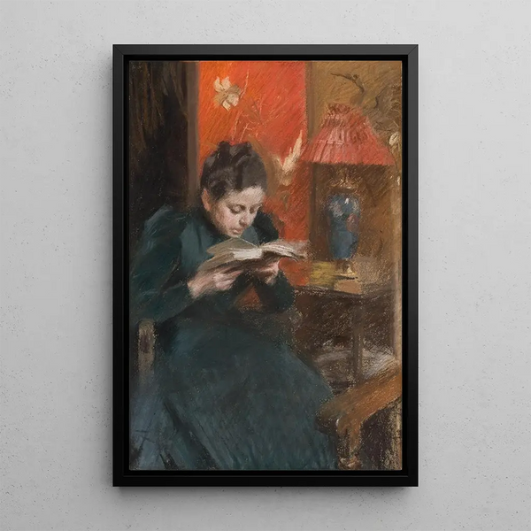L'épouse de l'artiste - Anders Zorn — gerahmtes Bild an der Wand