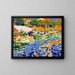 Boote im Hafen von L'Estaque - André Derain — gerahmtes Bild an der Wand