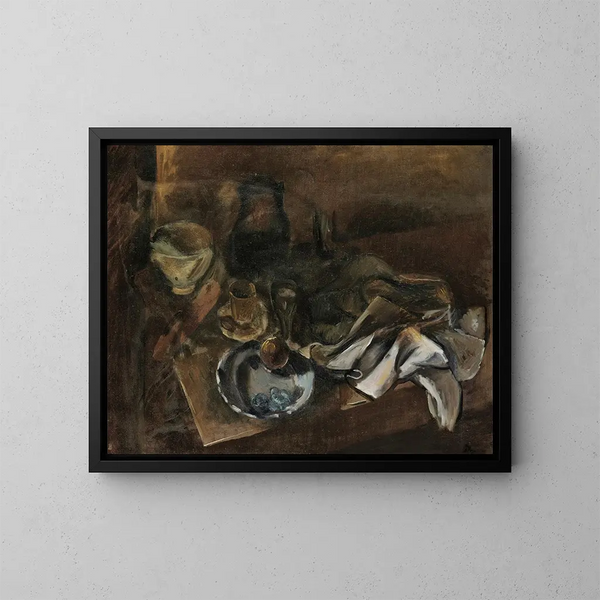 Tisch aufgestellt - André Derain — gerahmtes Bild an der Wand