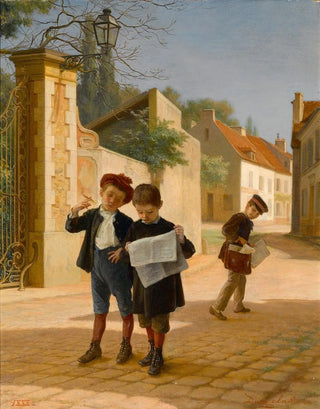 Andr Henri Dargelas - Schoolboy pranks.webp