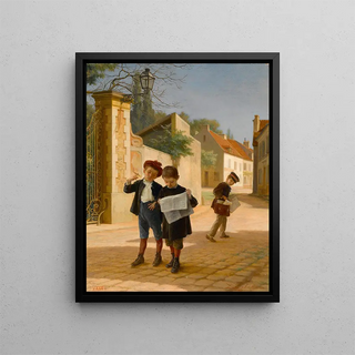 Andr Henri Dargelas - Schoolboy pranks.webp