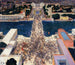 La collina di Chaillot durante l'Esposizione internazionale del 1937 visto dalla Torre Eiffel - André Victor Édouard Devambez — vista dell’opera